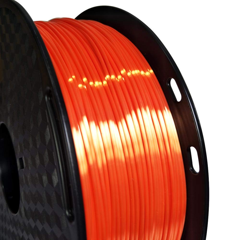 2-Pack SUPPLY3D PLA+ 3D Printer Filament 1.75 mm 1.0 KG - Orange