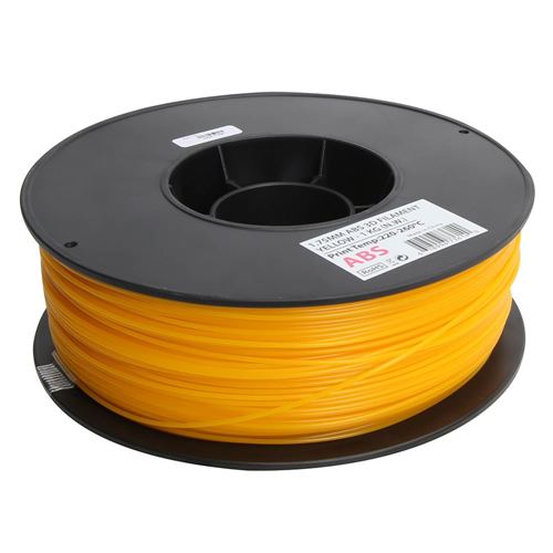 2-Pack SUPPLY3D PLA+ 3D Printer Filament 1.75 mm 1.0 KG - Yellow