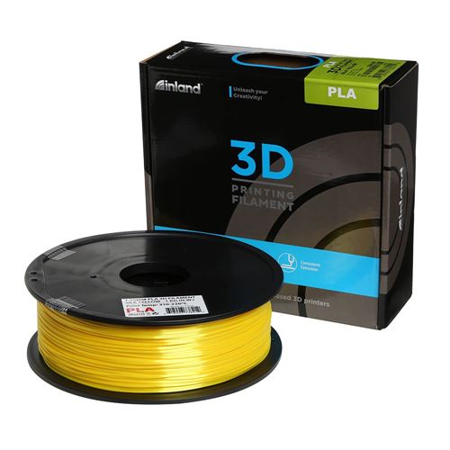 2-Pack SUPPLY3D PLA+ 3D Printer Filament 1.75 mm 1.0 KG - Yellow