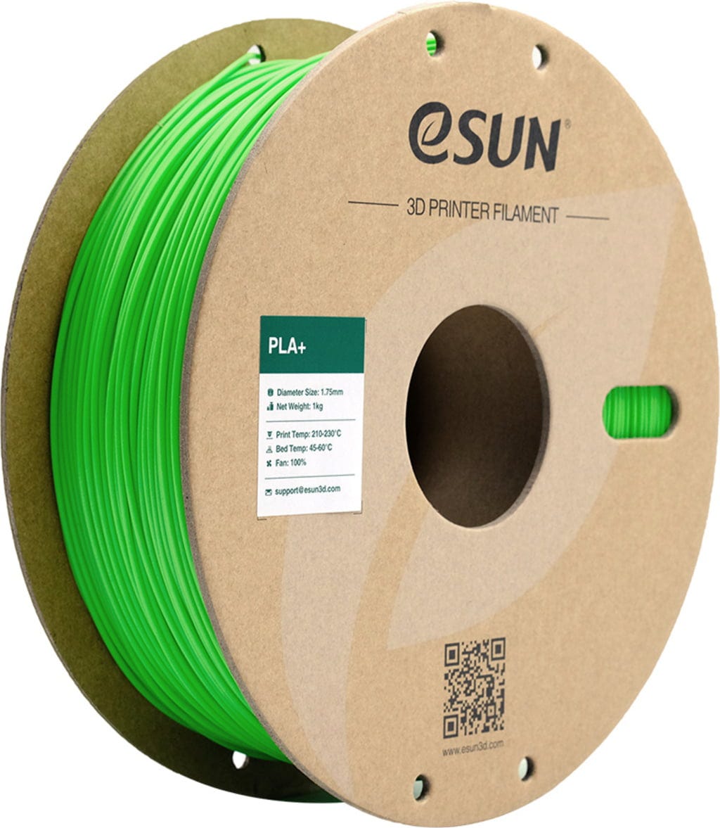 2-Pack SUPPLY3D PLA+ 3D Printer Filament 1.75 mm 1.0 KG - Peak Green
