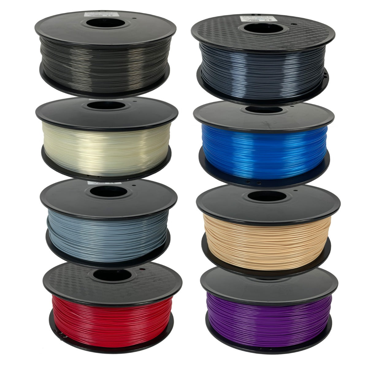 2-Pack SUPPLY3D PLA+ 3D Printer Filament 1.75 mm 1.0 KG - Peak Green