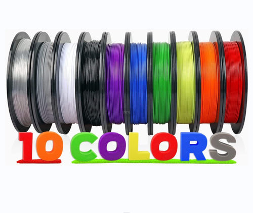 10 pcs filaments as a bundle PLA plus